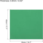 MECCANIXITY EVA Foam Sheets Light Green 19.7 Inch x 17.7 Inch 0.8mm Thick - Image 2