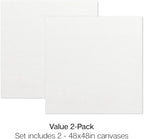 KINGART Stretched White Canvas Set – Square, 48x48 Inch, Triple Gesso Primed – - Image 6