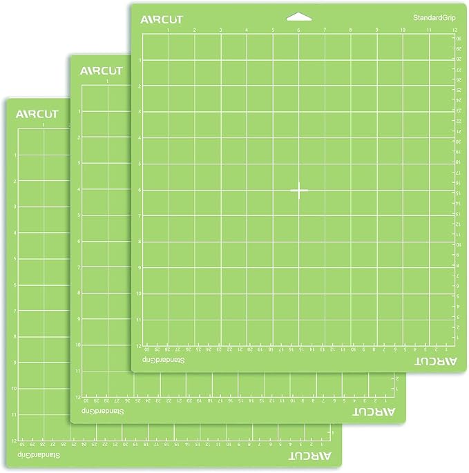 AIRCUT Cutting Mat for Cricut Maker and Explore Series, Standard Green Sticky by AIRCUT