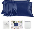 PROMEED 23 Momme Silk Pillowcases 2pcs Set, Mulberry Silk Pillow Case Set of 2 by PromeedTextile