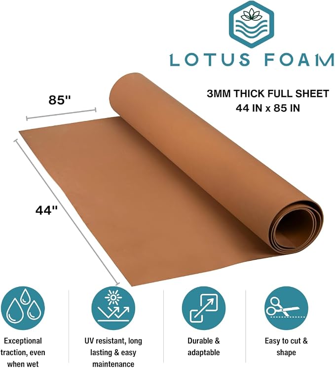 LotusFoam EVA Foam Sheet 3mm – 44"x 85" Craft Foam - Image 2