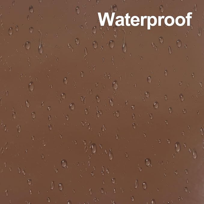 Luomorgo Brown Permanent Vinyl Roll 12" x 5FT | Glossy, Waterproof Adhesive - Image 5