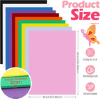 Pangda 100 Pcs 20 Colors EVA Craft Foam Sheet 9 x 12 Inch EVA Foam Crafts Paper - Image 2
