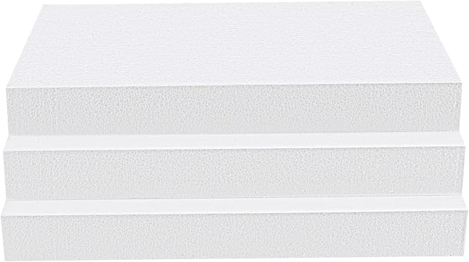 AMZQNART 3pcs 17x11X2in Craft Foam Blocks White - Image 3