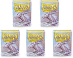 5 Packs Dragon Shield Matte White Standard Size 100 ct Card Sleeves Value by DragonShield