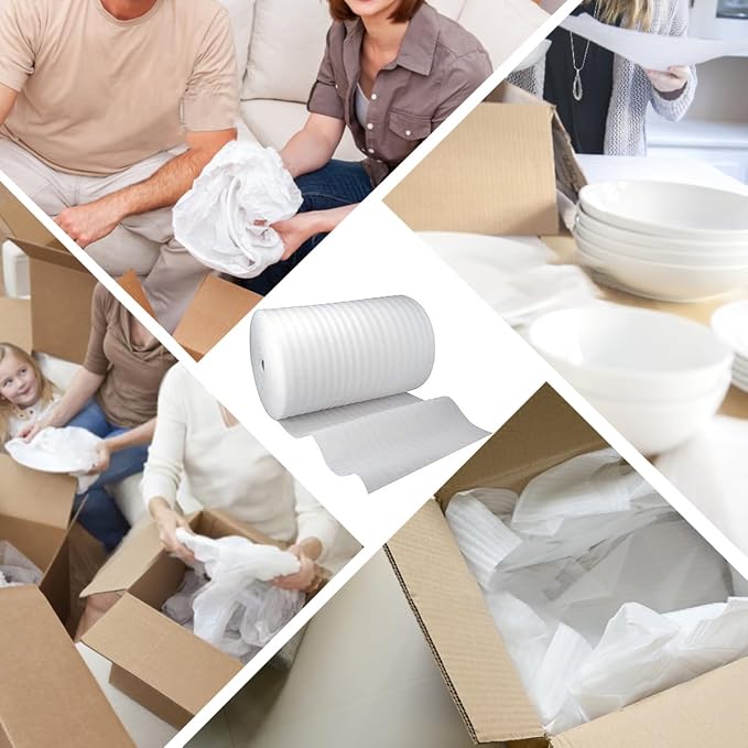 Moving Supplies, Foam Wrap Roll 16" Wide x 80' Length | - Image 6