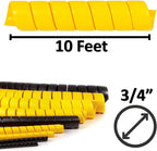 Electriduct 3/4 Inch Heavy Duty Spiral Wrap HDPE Flexible Plastic Cable Sleeve - Image 3