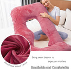 60 Inch Pregnancy Pillow for Sleeping, Extra Large U Shaped Body Pillow - Image 4