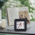 Vintage Picture Frames 3x3 Square Black Antique Picture Frames - Image 4