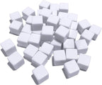 48 PCS 16MM Blank White Dice for Board Games, and Teaching by NAKIMO