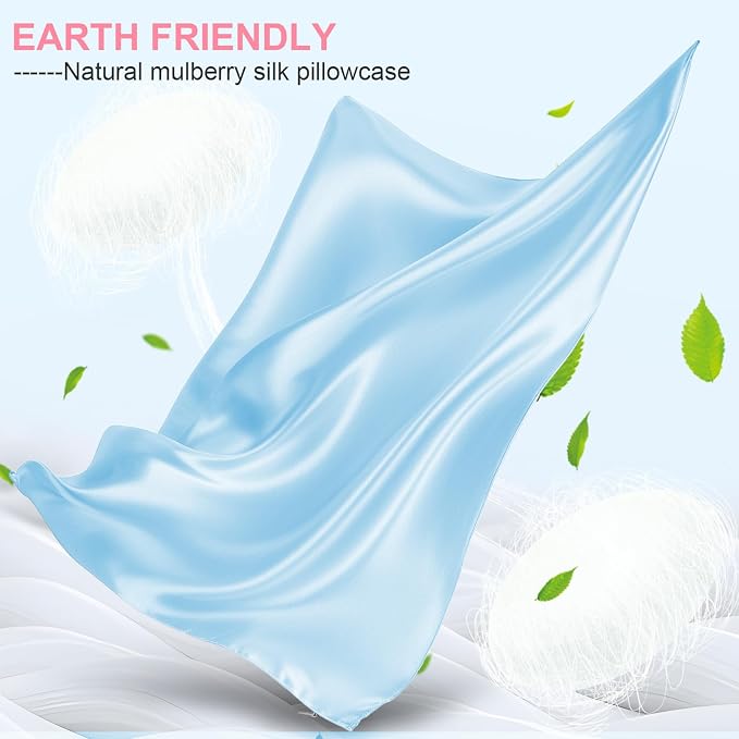 Silk Pillow Cases 2 Pack Standard Size - Image 2