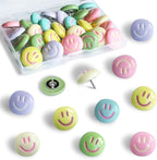 Smiley Face Decorative Push Pins, Cute Bulletin Board Push Pins, Thumbtacks by KEYDUACU