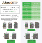ALANSMA Reversible Weighted Blanket - Image 9