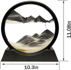 HYUGF Moving Sand Art Picture Decor, 3D Deep Sea Sandscape Liquid Motion - Image 3