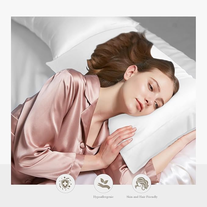 WishSmile Standard Pillow Cases Cooling Pillowcases Set of 2 Breathable Cool - Image 3
