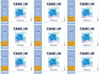 Canson Montval Watercolor Pad, Cold Press, 140 lb., Tape Bound, 12 Sheets/Pad by Unknown