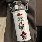 50 Pcs Vintage Red Rose Stickers - Image 5
