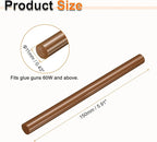 HARFINGTON 10pcs Hot Glue Sticks 0.43" Dia x 5.91" Long EVA Mini Hot Melt - Image 2