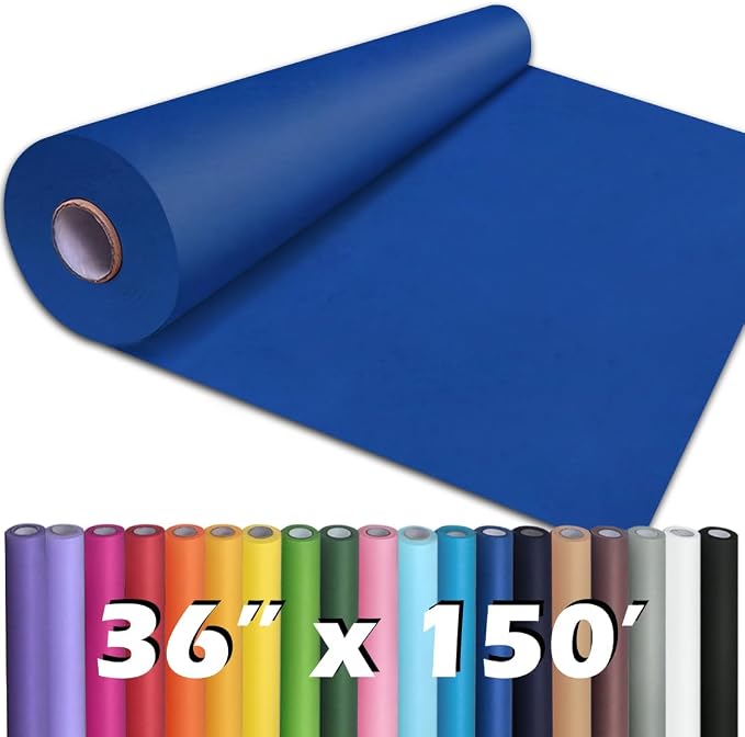 PerkHomy Blue Kraft Paper Roll 36" x 1 by PerkHomy