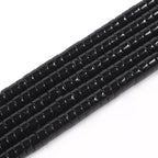 150Pcs 4×2mm Natural Black Onyx Spacer Stone Beads by Nitopupu