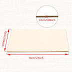20 Pack Thin Wood Sheets, Plywood Sheets - Image 2