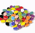 200g Ceramic Mosaic Tiles Pieces, Heart Star Oval Round Flower Shape Mosaics by BuenoarteMosaicStone