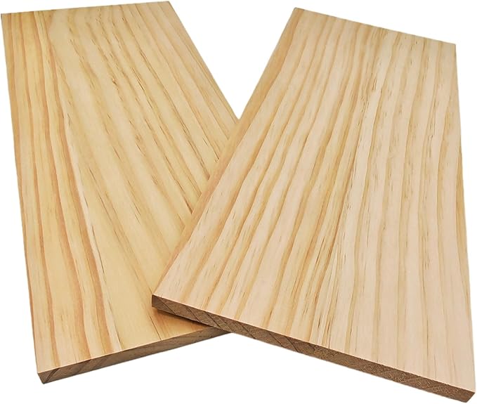 2PCS Rectangle Wood Boards Unfinished Wood Blocks by Anktily