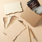 50 Pack Blank Kraft Greeting Cards, 5 Colors, 4x6IN | Thick Cardstock Paper - Image 3