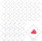 60 Pcs 3D Floating Display Case PE Film Jewelry Storage Box Coins Display Frame by FairySandy