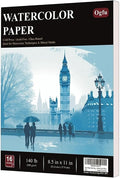 Water Color Paper 8.5 x 11, Water Color Sketch Books 16 Sheets, Cold Pressed by Unknown