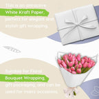 PerkHomy White Kraft Paper Roll 48" x 3 - Image 3