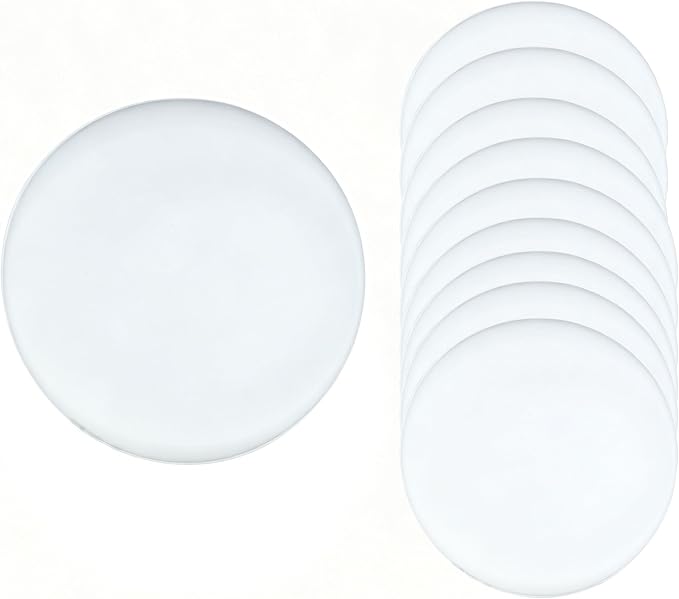Plastic Craft Mask White Blank DIY Mask Base | Plain Paintable, Cosplay Costume by COSWHO