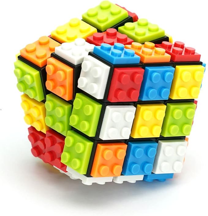 AMAZA 3x3 Speed Cube Stress Relief Fidget Toys Black 3x3x3 Magic Cube Puzzles by Unknown
