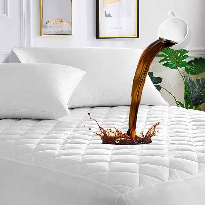 UNILIBRA Queen Mattress Protector Waterproof, Deep Pocket Mattress Pad Cover by Unilibra