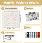DOODLREAM Christmas Penguins DIY Punch Needle Embroidery Kit - Image 2