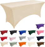 10-Pack 6ft Spandex Table Covers - Image 3