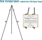 63" Easel Stand for Wedding Sign - Image 2