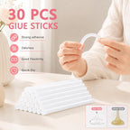 Mini Hot Glue Gun Kit with 30 Glue Sticks, 20W Fast Preheating Hot Glue Gun And - Image 4