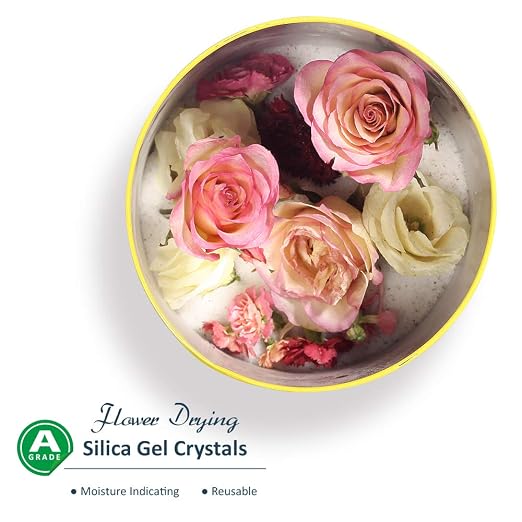 wisedry 8 LBS Silica Gel Flower Drying Crystals, Fine Crystals < 1mm, Color - Image 3