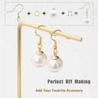 Hypoallergenic Earring Hooks 800 PCS/125 Pairs, Jump Rings, Ear Wires Fish Hooks - Image 2