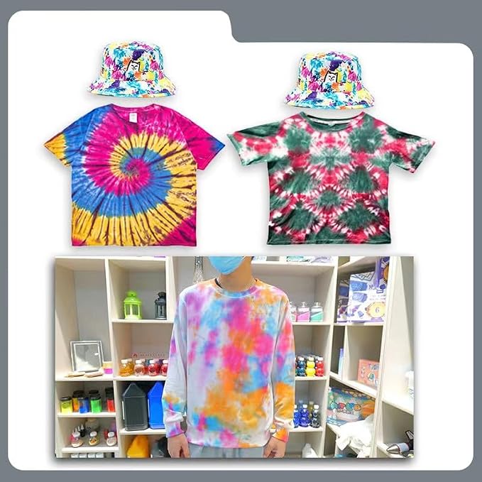 36 Colors Tie Dye Powder, Rainbow Tie Fabric Dye Powder - Image 5
