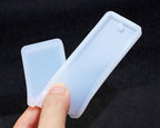 Bookmark Mold with Tassels 4Pcs Rectangle Silicone Jewelry Making Mould with - Image 3