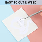 IModeur Glossy White Permanent Vinyl, Adhesive Vinyl for - Image 3