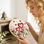 INFUNLY Heart Flower Punch Needle Kit - Image 3