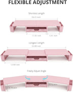 OPNICE Desk Organizers and Accessories, Dual Monitor Stand Riser - Image 3