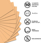 MEARCOOH Peach Foam Sheets Crafts 9x12 Inch 2mm Eva Color Craft Foam Paper - Image 2