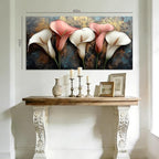 ZESTRILIA Luxury Calla Lily Canvas Wall Art, Modern Minimalist Glam Elegant - Image 6