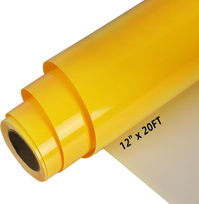 guangyintong Yellow Puff Heat Transfer Vinyl HTV Rolls by guangyintong