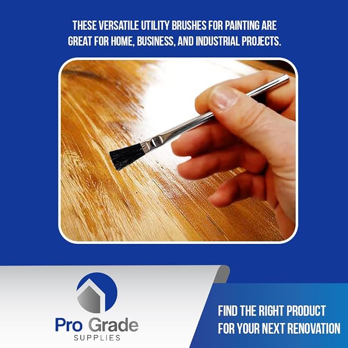 Pro Grade Acid Brushes, 3/8 Inch Flux Brush - Image 6