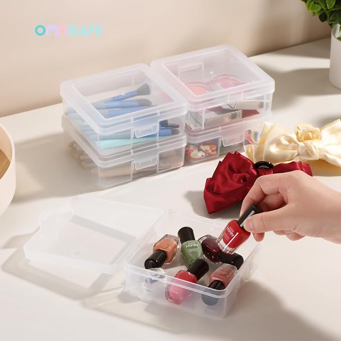 18 Pack Small Plastic Hobby Art Craft Organizer, Storage Containers | Stackable - Image 6